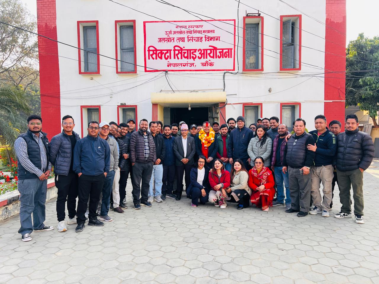 आयोजना निर्देशक श्री राजु आचार्यज्यू रा.प.प्रथम श्रेणी (प्रा•) पदमा बढुवा तथा पदस्थापन हुनु भएकोले  स्वागत तथा वधाई कार्यक्रम